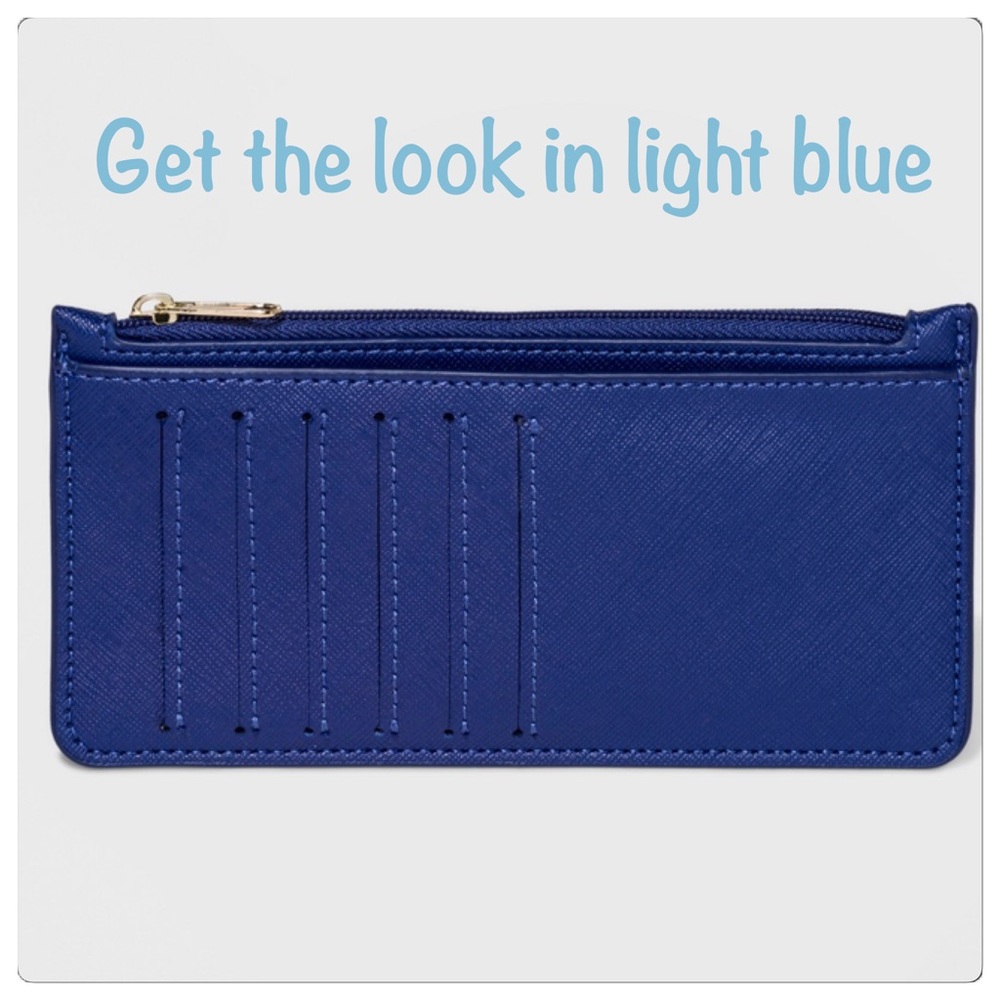 Two Wallet Inserts In Light Blue - image 1